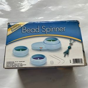 Darice Bead Spinner 3 Covered Bowls Battery Operated Jewelry Automatic Spinning